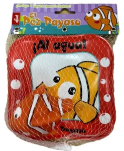 AL AGUA! EL PEZ PAYASO (INCLUYE PEZ PAYASO DE GOMA) [CUBIERTA PLASTICO PARA BAÑO]