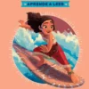 APRENDE A LEER CON LETRA MAYUSCULA (DISNEY) Nº07: VAIANA UN DIA DE SURF [RUSTICA]