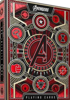 BARAJA NAIPES BICYCLE: AVENGERS THE INFINITY SAGA RED VERSION [CAJA]