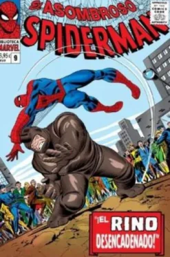 BIBLIOTECA MARVEL: ASOMBROSO SPIDERMAN Nº09 (1966-67 / 41-45 USA) [RUSTICA]