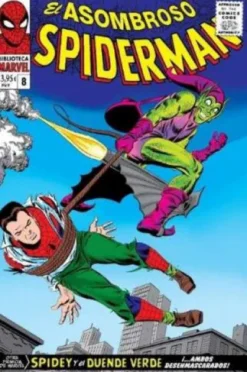 BIBLIOTECA MARVEL: ASOMBROSO SPIDERMAN Nº08 (1966 / 35-40 USA) [RUSTICA]