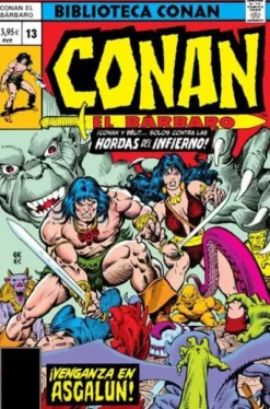 BIBLIOTECA MARVEL: CONAN EL BARBARO Nº13 (1977 / 69-75 USA) [RUSTICA]