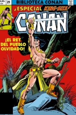 BIBLIOTECA MARVEL: CONAN EL BARBARO Nº21 (1981 / 122-126 USA) [RUSTICA]