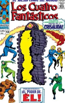 BIBLIOTECA MARVEL: LOS 4 FANTASTICOS Nº13 (1967 / 65-67 USA) [RUSTICA]