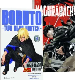 BORUTO, TWO BLUE VORTEX Nº04 + KAGURABACHI Nº01 (PACK ESPECIAL) [RUSTICA]