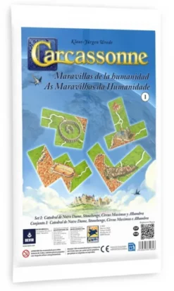 CARCASSONNE: MARAVILLAS DE LA HUMANIDAD I [JUEGO]