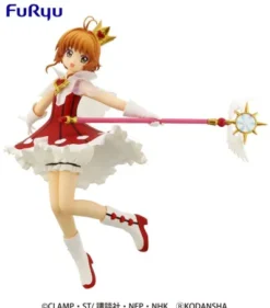 CARD CAPTOR SAKURA: ESTATUA CLEAR CARD SPECIAL SAKURA ROCKET BEAT 19 CM PVC [CAJA]