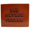 CARTERA: ESTILO BAD MOTHER FUCKER DE PULP FICTION (LETRAS COSIDAS IMITACION CUERO) [CAJA]
