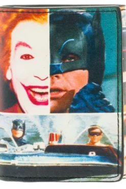 CARTERA: ESTILO BILLETERA BATMAN CLASSIC SERIES (COLLAGE DE FOTOGRAMAS)