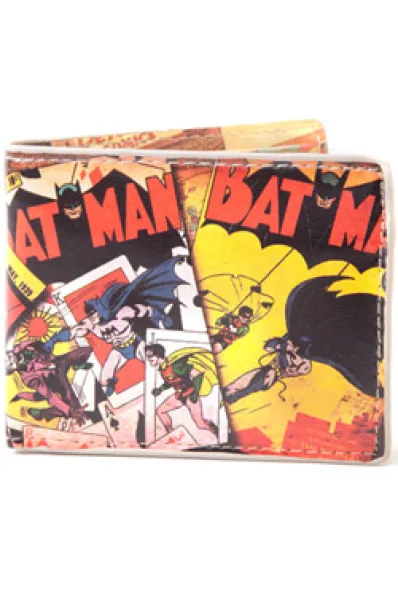 CARTERA: ESTILO BILLETERA BATMAN (MONTAJE COMICS CLASICOS)