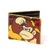 CARTERA: ESTILO BILLETERA DONKEY KONG (COLOR NEGRO Y MARRON)