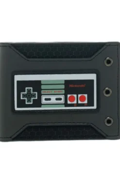 CARTERA: ESTILO BILLETERA MANDO DE LA NES (COLOR NEGRO)