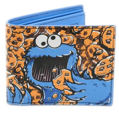 CARTERA: ESTILO BILLETERA MONSTRUO DE LAS GALLETAS (COLOR AZUL)