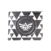 CARTERA: ESTILO BILLETERO LEYENDA DE ZELDA (COLOR BLANCO Y NEGRO CON LOGO TRIFORCE)