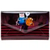 CARTERA: ESTILO MONEDERO HORA DE AVENTURAS (JAKE Y FINN EN COLOR NEGRO Y ROJO)