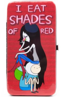 CARTERA: ESTILO MONEDERO HORA DE AVENTURAS (MARCELINE EN COLOR ROJO)
