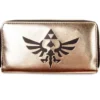 CARTERA: ESTILO MONEDERO LEYENDA DE ZELDA (COLOR NEGRO CON LOGO TRIFORCE)