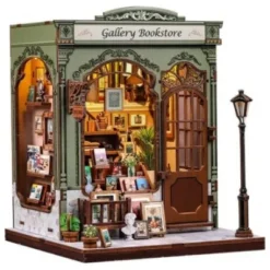 CUTEBEE MAQUETA MODEL KIT MINIATURE: HOUSE GALLERY BOOKSTORE (BOOK-NOOK PARA CONSTRUIR) 20 X 16 CM [CAJA]
