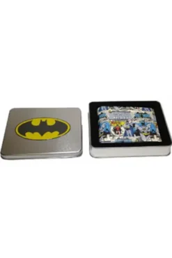 DC COMICS: MONEDERO CON LATA BATMAN VOLADOR [CAJA]