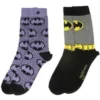 DC COMICS: PACK 2 PARES DE CALCETINES DE MUJER (BATMAN PURPURA)