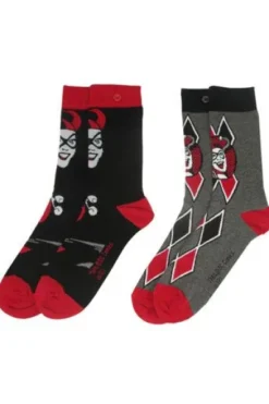 DC COMICS: PACK 2 PARES DE CALCETINES DE MUJER (HARLEY QUINN)