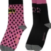 DC COMICS: PACK 2 PARES DE CALCETINES DE MUJER (BATMAN PINK)