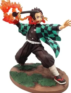 DEMON SLAYER KIMETSU NO YAIBA (GUARDIANES DE LA NOCHE): ESTATUA KAMADO TANJIRO EXCEED CREATIVE 17 CM PVC [CAJA]