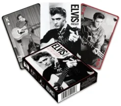 ELVIS PRESLEY: BARAJA DE POKER BLACK & WHITE [CAJA]
