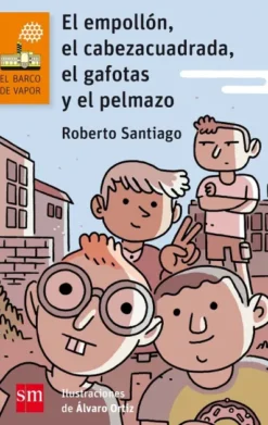 EMPOLLON EL CABEZA CUADRADA EL GAFOTAS Y EL PELMAZO, EL (BV NARANJA 120) [RUSTICA]