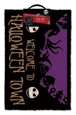 FELPUDO PESADILLA ANTES DE NAVIDAD: BIENVENIDO A HALLOWEEN TOWN (FELPUDO DE FIBRA) 40X60 CMS