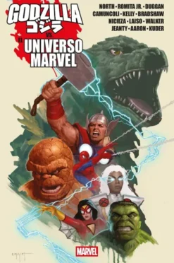 GODZILLA VS EL UNIVERSO MARVEL [CARTONE]