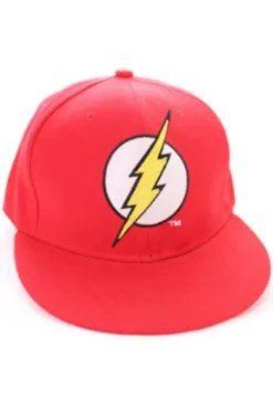 GORRA DE BEISBOL DC: FLASH LOGO (COLOR ROJO)