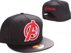 GORRA DE BEISBOL MARVEL: AVENGERS LOGO (COLOR NEGRO)