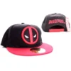 GORRA DE BEISBOL MARVEL: MASACRE (DEADPOOL) LOGO (COLOR NEGRO Y ROJO)