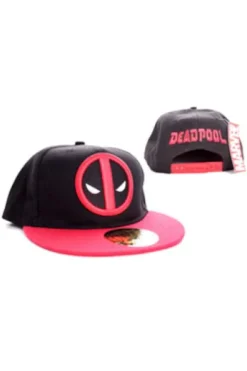 GORRA DE BEISBOL MARVEL: MASACRE (DEADPOOL) LOGO (COLOR NEGRO Y ROJO)