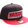 GORRA DE BEISBOL MARVEL: STARK INDUSTRIES LOGO (COLOR NEGRO Y ROJO)