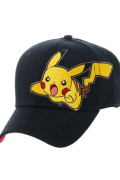 GORRA DE BEISBOL POKEMON: PIKACHU (COLOR NEGRO)