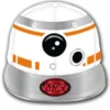 GORRA DE BEISBOL STAR WARS: BB-8 (COLOR BLANCO Y PLATA)