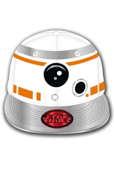 GORRA DE BEISBOL STAR WARS: BB-8 (COLOR BLANCO Y PLATA)