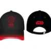 GORRA DE BEISBOL STAR WARS: EPISODE VIII LOGO IMPERIAL (COLOR NEGRO Y ROJO)