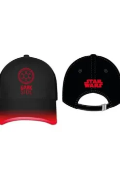 GORRA DE BEISBOL STAR WARS: EPISODE VIII LOGO IMPERIAL (COLOR NEGRO Y ROJO)