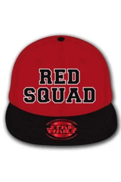 GORRA DE BEISBOL STAR WARS: RED SQUAD (COLOR ROJO Y NEGRO)
