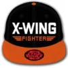 GORRA DE BEISBOL STAR WARS: X-WING FIGHTER (COLOR NARANJA Y NEGRO)