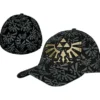 GORRA DE BEISBOL THE LEGEND OF ZELDA: LOGO AMARILLO (COLOR GRIS)