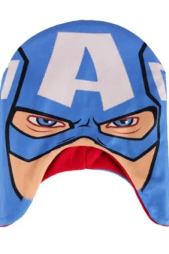 GORRO DE INVIERNO MARVEL: MASCARA DEL CAPITAN AMERICA (TIPO BEANIE)