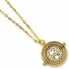 HARRY POTTER: COLLAR CON COLGANTE FIXED TIME TURNER (BAÑADO EN ORO)