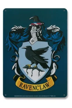 HARRY POTTER: PLACA DE CHAPA RAVENCLAW 15 X 21 CM