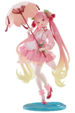 HATSUNE MIKU: ESTATUA NEWLEY WRITTEN SAKURA MIKU 21 CM PVC [CAJA]
