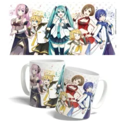 HATSUNE MIKU: TAZA GROUPO (CERAMICA) 325 ML [CAJA]