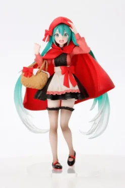 HATSUNE MIKU WONDERLAND: ESTATUA MIKU LITTLE RED RIDING HOOD 18 CM PVC [CAJA]